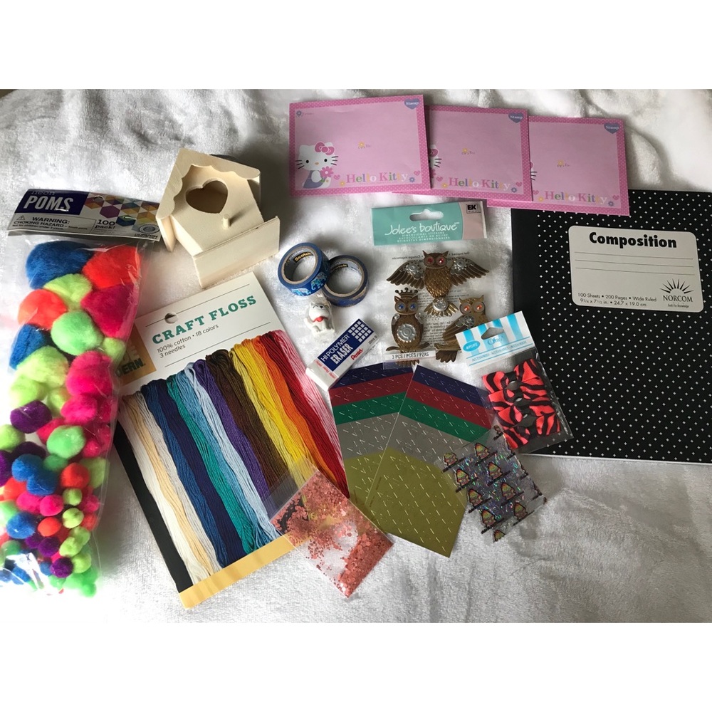 Stationary/Arts and Crafts Lot.
